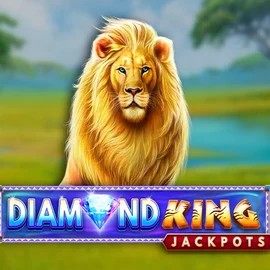 Diamond King Jackpots online game logo by SpinPlay Games on skyhill-be.com
