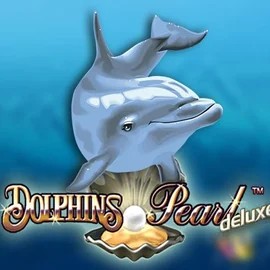 Dolphins Pearl Deluxe logo by Novomatic SkyHills Casino