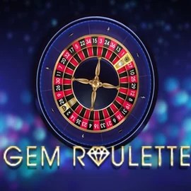 Gem Roulette slot logo by iSoftBet at SkyHills Casino