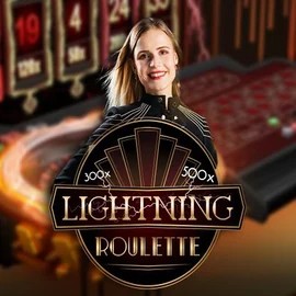 Lightning Roulette game by Evolution – logo hosted on SkyHills Casino