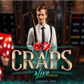Live Casino logo of Live Craps from Evolution at SkyHills Casino