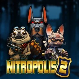 Nitropolis 2 slot logo by ELK Studios at SkyHills Casino