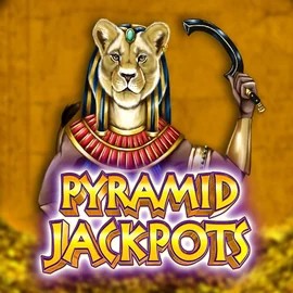 Pyramid Jackpots slot logo by King Show Games at SkyHills Casino