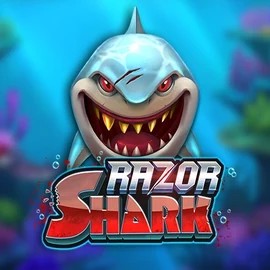 Razor Shark logo by Push Gaming at SkyHills CasinoRazor Shark