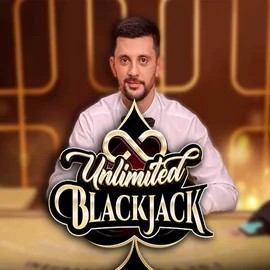 Unlimited Blackjack logo – Live Casino by Ezugi at SkyHills Casino