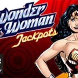 Wonder Woman Jackpots logo – Jackpots by Amaya at SkyHills Casino